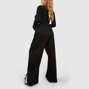 Pantalon de jogging ample pour femme, style streetwear décontracté, respirant, avec taille élastique, logo personnalisé, faible MOQ - Product Image 3