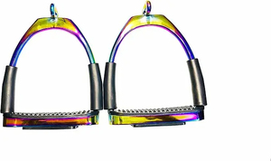 Suministros Veterinarios para Equitación: Par de Estribos Tecnológicos para Caballo, Modelo Venecia, Inclinados, Antideslizantes, con Protección para el Tobillo, Equipo de Seguridad Ecuestre - Product Image 3