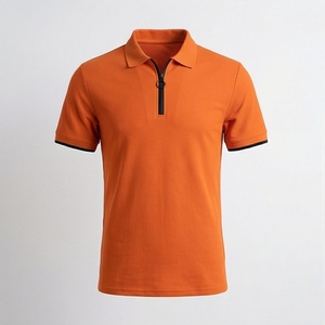 Polo de Manga Corta para Hombre, Color Personalizado, Tejido de Tela Sólida, Diseño Personalizado, Estilo Golf, Casual, Transpirable, Premium - Product Image 1