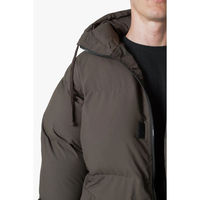 Veste d'hiver pour homme LUXE ATTIRE INDUSTRY, style bomber, rembourrée, à capuche, imperméable, avec fourrure, style streetwear