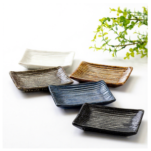 Advanced Wholesale Modern Elegant Custom Logo <b>Ceramic</b> Square Food <b>Plates</b> Japanese - Product Image 1
