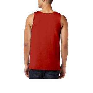 Camiseta sin mangas de algodón Rib Gym de buena calidad para hombre Casual Fitness Sexy OEM ODM chaleco transpirable Top para hombre para exteriores de BD - Product Image 6