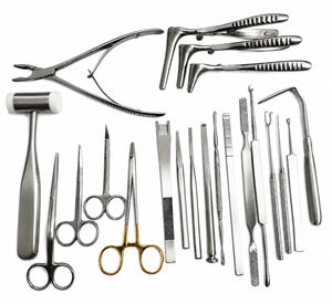 Ensemble d'instruments chirurgicaux pour rhinoplastie nasale, 21 pièces, acier inoxydable, kit de chirurgie plastique, outils de salle d'opération - Product Image 1