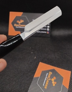 Professional Folding Shaving <b>Razor</b> Stainless Steel <b>Blade</b> Antiskid ABS Handle <b>Single</b> <b>Blade</b> Reusable Grooming Tool Durable barber - Product Image 2