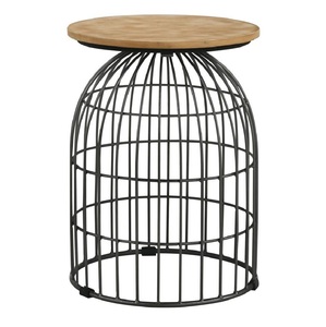 Best Selling Modern Design Gold <b>High</b> Quality Metal Iron Frame Wooden Top <b>Side</b> <b>Table</b> for Living Room Home Furniture - Product Image 2