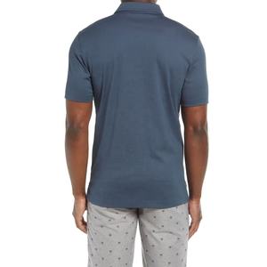 2025 nuevos polos deportivos de moda para hombres logotipo personalizado impreso 100% algodón manga corta bordado cuello sólido de talla grande polar - Product Image 2