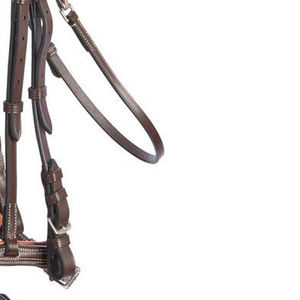Nouvelle bride en cuir de qualité supérieure pour cheval, double rênes, ajustement confortable, contrôle équilibré pour l'entraînement et les événements - Product Image 6