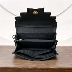 Western Checkered Pattern Cowhide Leather <b>Wristlet</b> Wallet for Women Turquoise Concho Clutch Wallet Ladies Card Holder Purse - Product Image 4