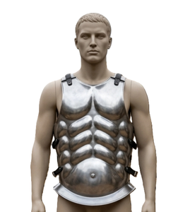 Armadura de Gladiador Romano Hecha a Mano en Acero Medieval, Pechera de Cuero para Reenactment, SCA, Cosplay y Decoración del Hogar - Product Image 2