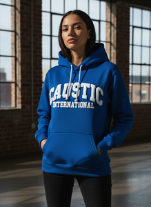 OEM Custom 3D Puff Print Hoodie 500GSM Heavyweight Pigment Dyed Oversized Men Women Boxy Fit Thick Fleece Pullover Sweatshirt - Product Image 5