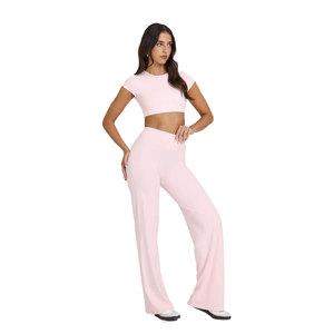 Top Corto para Mujer, Estilo Premium, Ajustado, Suave al Tacto, Transpirable, Antiarrugas, Fácil de Mantener, Ropa Básica Diaria - Product Image 2