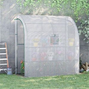 Mini Serra Moderna per Casa e Giardino, Facile da Montare con Struttura in Acciaio Zincato, PVC e Polietilene, Serra Walk-In - Product Image 1
