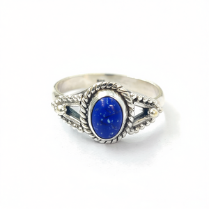 Fine <b>Ring</b> with <b>Lapis</b> <b>Lazuli</b> (3.1 Grams) - Product Image 2