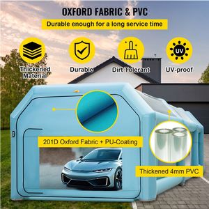 Cabina Gonfiabile Portatile 28x15x10ft per Verniciatura Auto con Sistema di Filtraggio Aria e 2 Soffiatori - Versione Aggiornata - Product Image 3