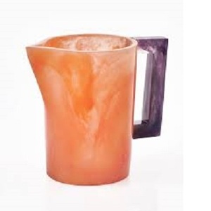 Pichet à eau classique en résine écologique, résistant au lave-vaisselle et au micro-ondes, avec poignée, blanc givré, nouveau design, couleurs personnalisables - Product Image 5