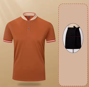 Uniforme de Camarera Personalizado OEM, Camisa Polo de Manga Corta para Restaurante, Ropa de Trabajo para Hotel y Bar con Logotipo Impreso - Product Image 5