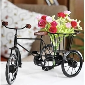 Adorno de Madera con Forma de Bicicleta para Decoración del Hogar, Accesorios Decorativos Antiguos para Bodas - Product Image 3