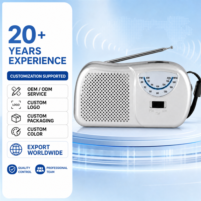RAISENG R-198 Factory OEM Custom Logo Portable AM FM Pocket Radio Rechargeable USB Charging TF Card Mini Radio Receiver