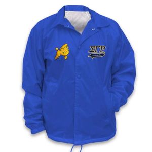 Veste Femme Sigma Gamma Rho à Lignes Croisées, Broderie Personnalisée, Vêtement d'extérieur de Sororité, Manteau Décontracté Style Universitaire, Vente en Gros - Product Image 1