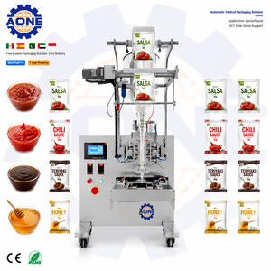 Custom Design Automatic VFFS Paste Packing Machine Professional Sachet Filling Sealing Paste Packing Machine for <strong>Chamoy</strong> - Product Image 1