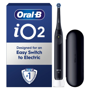 Cepillo de Dientes Eléctrico Oral-B IO2 con Estuche de Viaje, Fuente de Alimentación USB y Cabezal de Cepillado para Uso Doméstico - Product Image 1