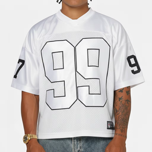 Camisetas de Fútbol Retro Personalizadas Sublimadas, Transpirables y de Talla Grande para Hombre, 100% Poliéster, Cuello en V - Product Image 3