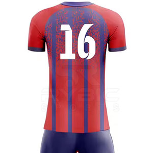 Ensemble de maillot et short de football pour hommes, respirant, léger, avec technologie de séchage rapide, pour joueurs de football - Product Image 5