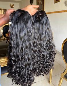 Extensions de cheveux humains Kinky Straight, volume complet, aspect naturel, qualité salon, offre en gros, légers, écologiques, lot en vrac - Product Image 6