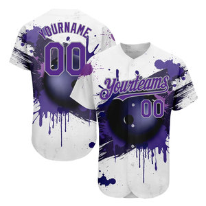 Custom <b>Baseball</b> Jersey New Design Breathable Sports Shirt Low MOQ Team Wear Wholesale Jersey In Sports Wear - Product Image 1