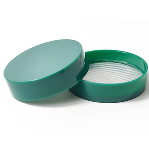Bocaux en plastique PP à large ouverture Pavico de 47 mm avec bouchons à vis vert foncé, personnalisables (logo/couleur), anti-déversement, de qualité alimentaire et colorés - Product Image 5