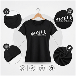 Camiseta Premium de Algodón para Mujer, Color Sólido |   Camiseta Deportiva Transpirable de Secado Rápido para Verano, Informal, para Correr, Hacer Ejercicio, Uso Diario - Product Image 4