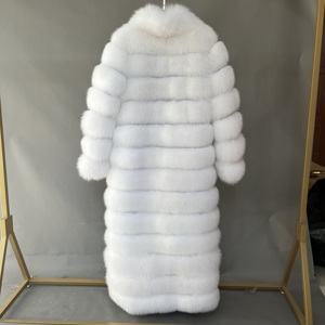 New Heavyweight <b>White</b> Fur Coat <b>Men</b> Luxury Real Fox Fur Warm Thickness Winter <b>Men's</b> Outdoor - Product Image 2