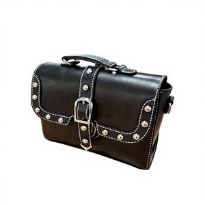 Customized Genuine Leather Clutch for Women Zipper Closure Waterproof & Foldable Shoulder <b>Handbag</b> Capacity for Business/Travel - Product Image 2