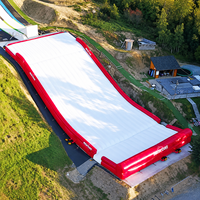 Airbag de saut géant gonflable pour snowboard, freestyle, ski, snowpark, entraînement et compétitions