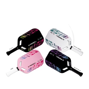 Raquette de pickleball Protech XP - Série VALOR (1 housse de raquette) (Niveau avancé) (Fibre de carbone T700) (4 divertissements pour enfants) - Product Image 1