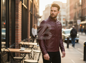 Brand New Fashion Men Motorcycle PU Coat Autumn <b>Winter</b> <b>Leather</b> <b>Jacket</b> Fake Fur Collar Zipper Outerwear Male Clothing - Product Image 6