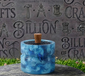 Moderno Quemador de Incienso Oud de Resina Azul Cielo, Estilo Medio Oriente, para Aromatizar el Hogar - Product Image 4