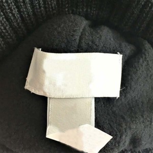 Bonnet tricoté unisexe à motif géométrique avec pompon, chapeau d'hiver noir et gris, 56-58 cm, décontracté, pour adulte, pour l'extérieur - Product Image 6