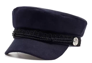 Unisex Cadet Cap Adjustable Flat <b>Top</b> Hat with Lace Buckle Outdoor Sports Sun Protection Cap OEM ODM - Product Image 2