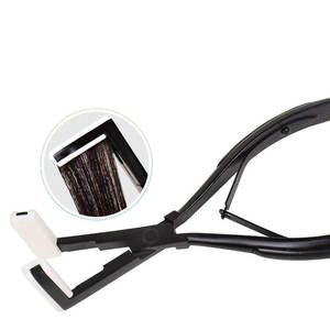 Kit d'outils d'installation d'extensions capillaires de qualité supérieure avec pinces à extensions, aiguille à boucle et perles doublées de silicone pour salon professionnel - Product Image 3