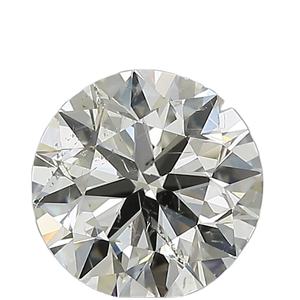 เพชรธรรมชาติสีขาว1.50กะรัตเจ SI2ใสตัดสดใสเพชรโซลิแทร์ทรงหลวมการรับรอง IGI - Product Image 1