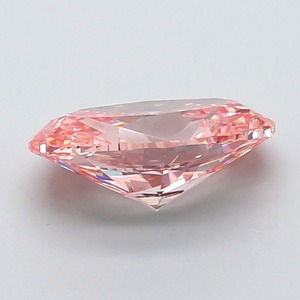 Diamant rose ovale fantaisie, rose vif, cultivé en laboratoire, CVD, clarté VS2, excellente taille, diamant rose éthique non monté, 1,87 carat - Product Image 3