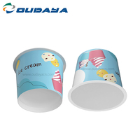 210ml 200g Tina de plástico Helado Yogurt PP Inyección Gelato Cup Container