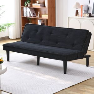 Divano Letto in Velluto a Coste da 66 Pollici, Arredamento Versatile per Soggiorno o Camera da Letto, Mobili a Doppio Uso - Product Image 3