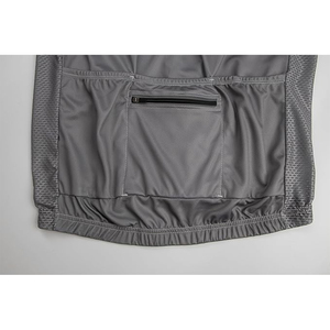 Men's <b>Cycling</b> <b>Jersey</b> Set Long Sleeve Gray Black <b>White</b> Breathable Sport Kit - Product Image 3