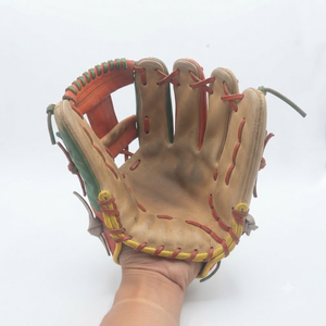 Gant de baseball en cuir H-Web pour droitier, doigts entiers, pour outfield, adulte, toutes saisons, antidérapant, fermeture à enfiler, gant pour jeune joueur d'infield - Product Image 4