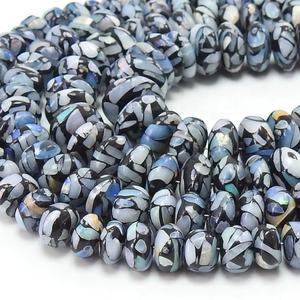Perles rondes en opale australienne, multi-feux, lisses et polies, 8 pouces, pierre stabilisée, PMEGEMSBEADS, certifiées par un tiers - Product Image 6