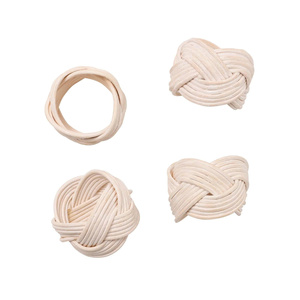 Ensemble de porte-serviettes en rotin tressé charmant pour restaurant, hôtel et maison, artisanal et fait main. - Product Image 3