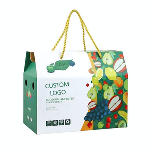 RDY 고품질 골판지 접이식 종이판 과일 채소 망고 체리 식품 포장 과일 종이 상자 - Product Image 3