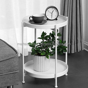 Mesa auxiliar de metal moderna de gama alta, muebles para el hogar para sala de estar, café o mesita de noche para decoración de mesita de noche o dormitorio - Product Image 1